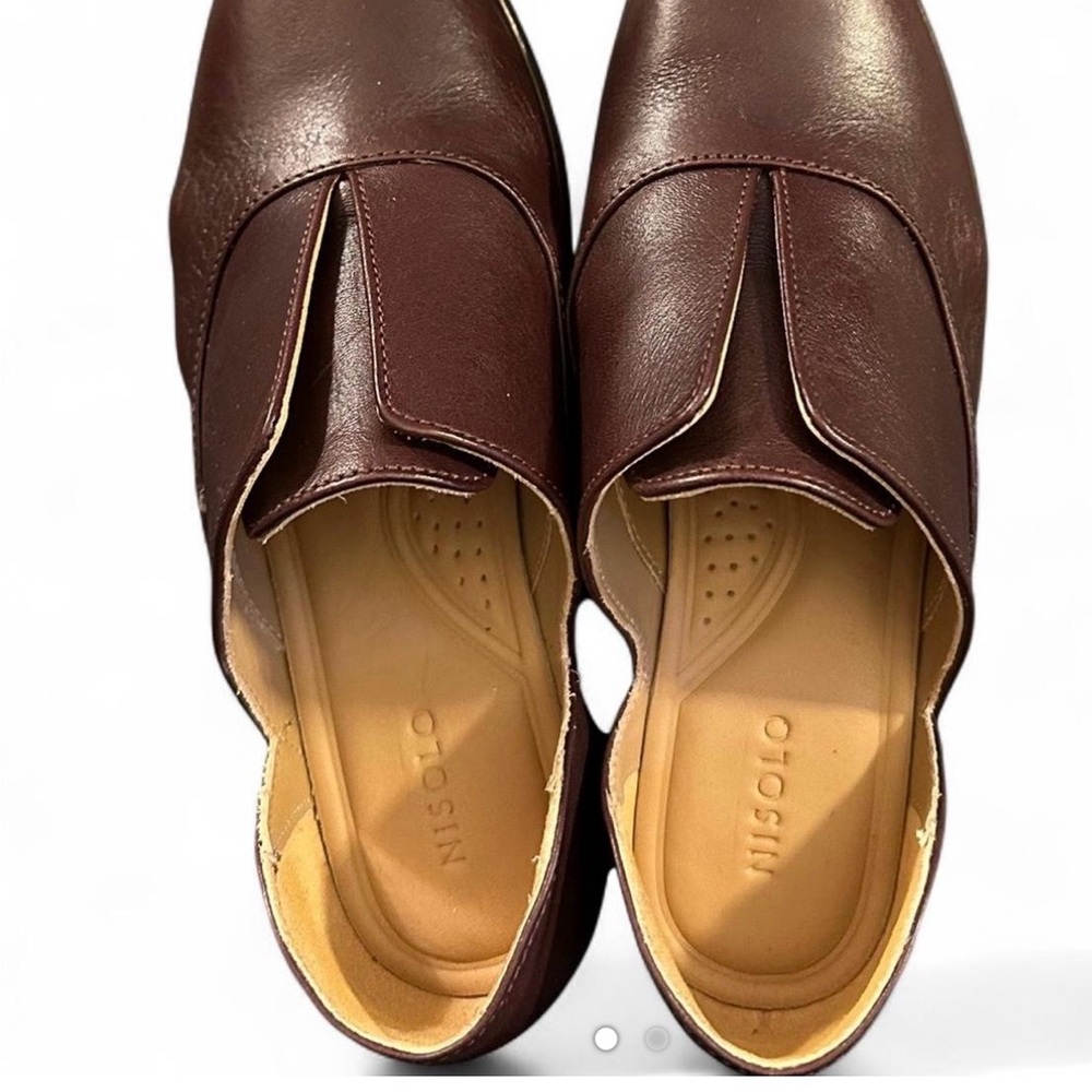 Nisolo Men's Dark Brown Leather Slip-On Loafers